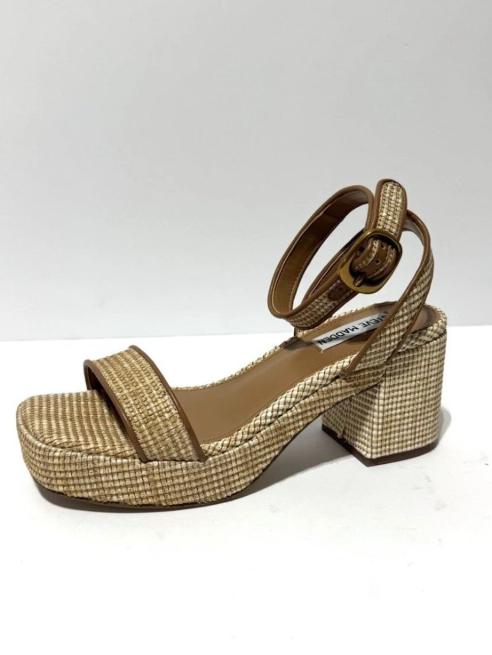 Steve Madden Womens Ivee Sandals Tan Size 7 M